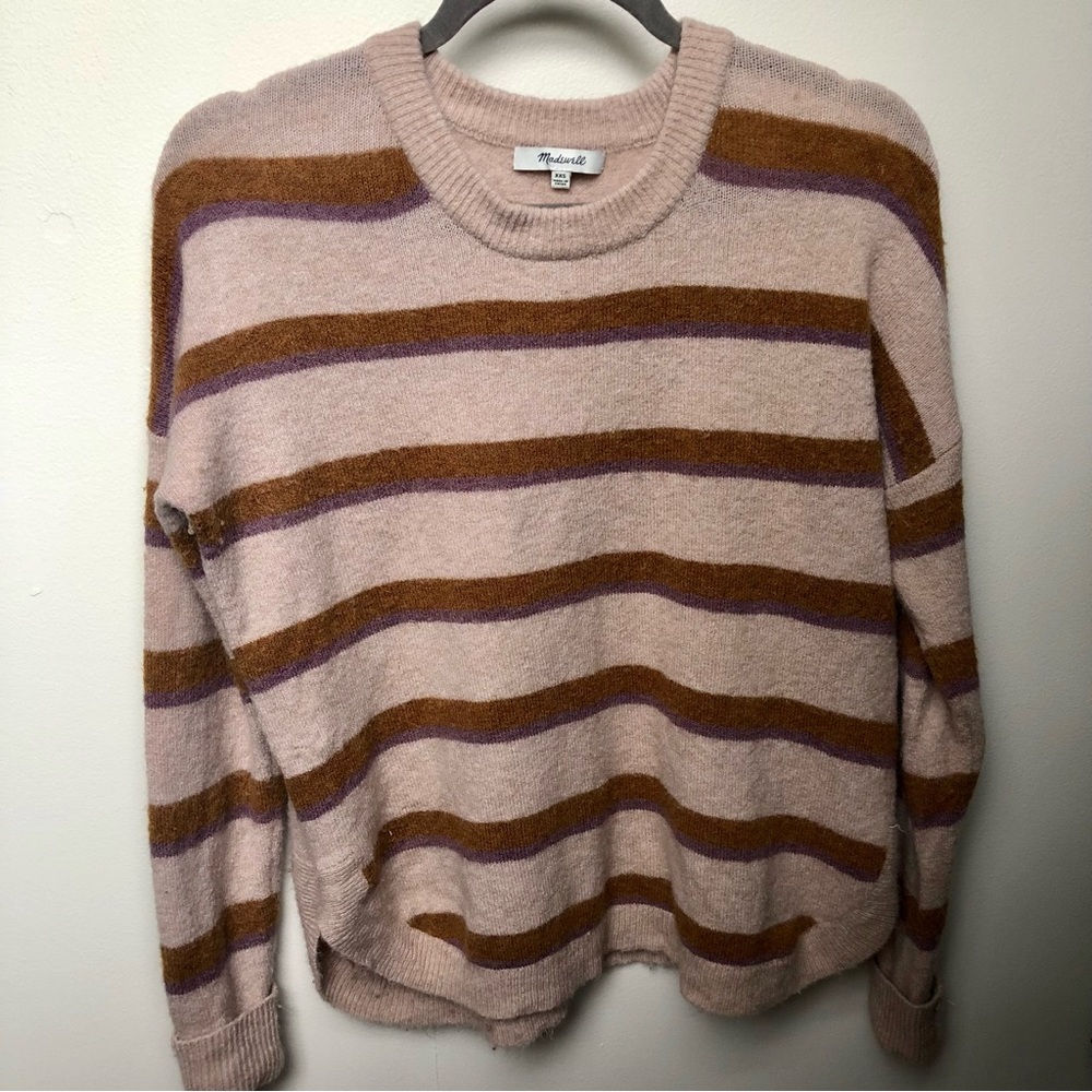 Madewell Wool/Alpaca Striped Sweater